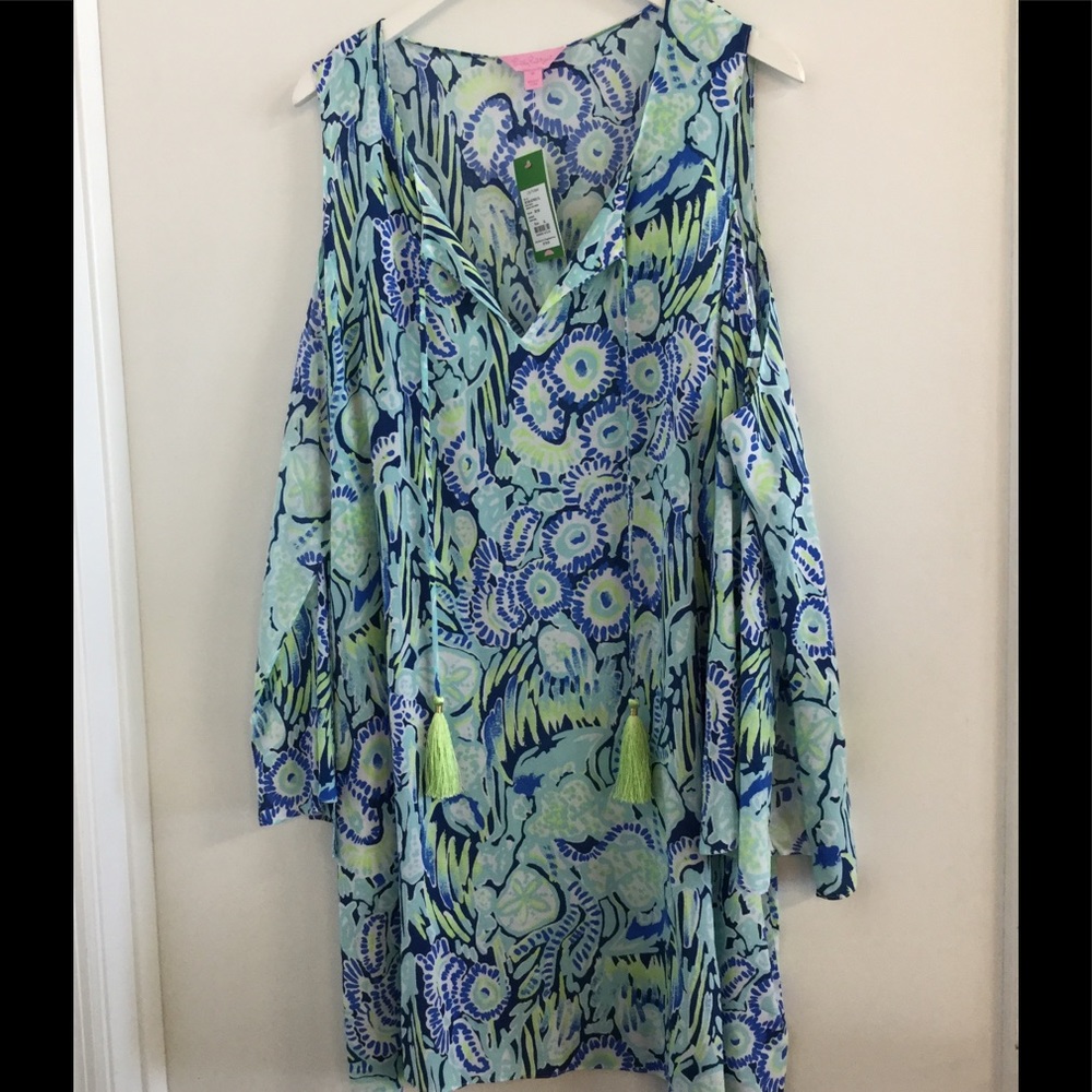NWT Lilly Pulitzer Benicia tunic dress sunset swim